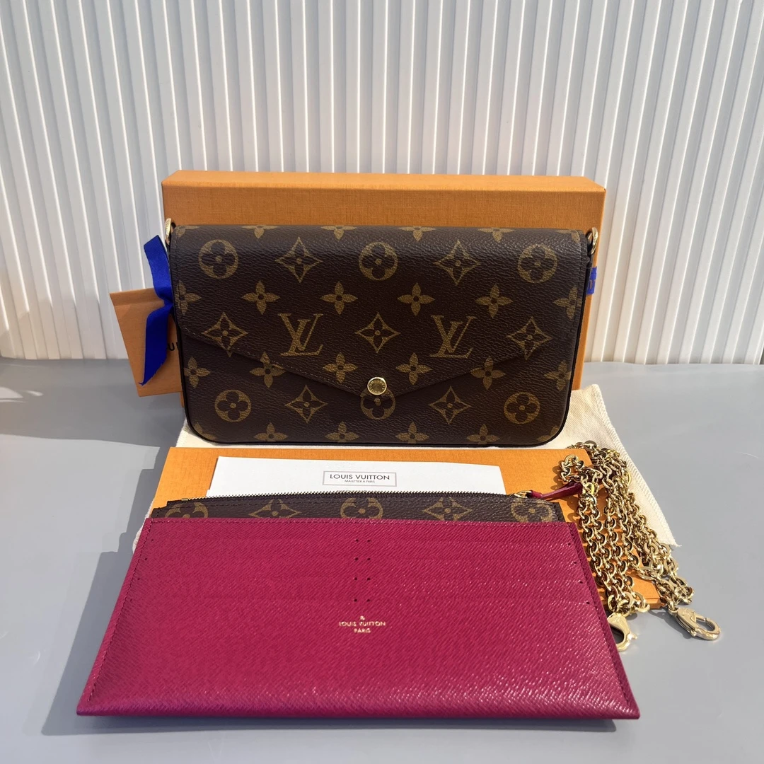 99新 LouisVuitton/路易威登 琅迪 Lv三合一24年大全套