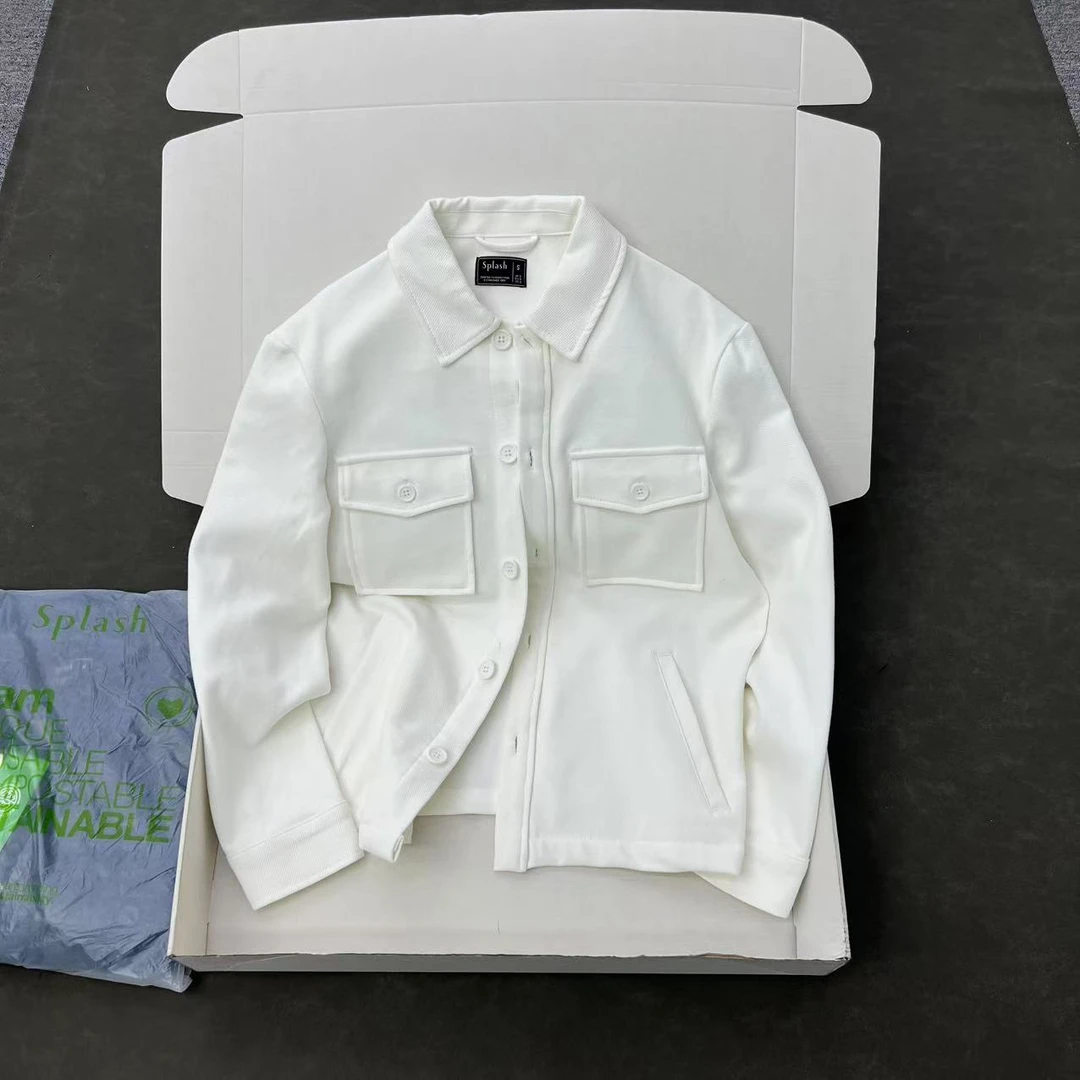 沙家牛货 原装好货 男士翻领针织工装风夹克外套