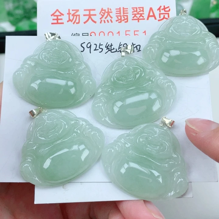 翡翠挂件银S925镶嵌多样性发其1