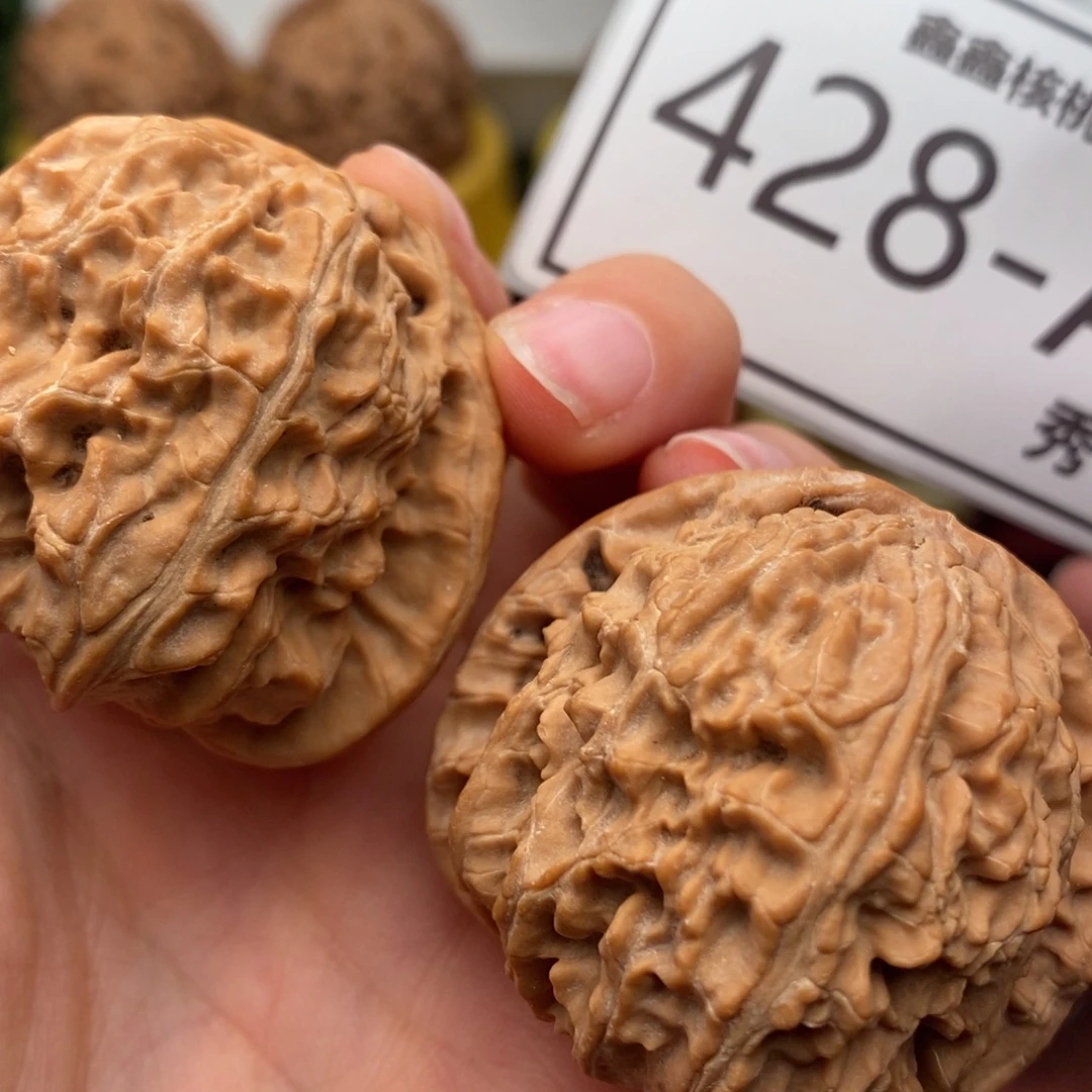 文玩核桃把件白狮子44……