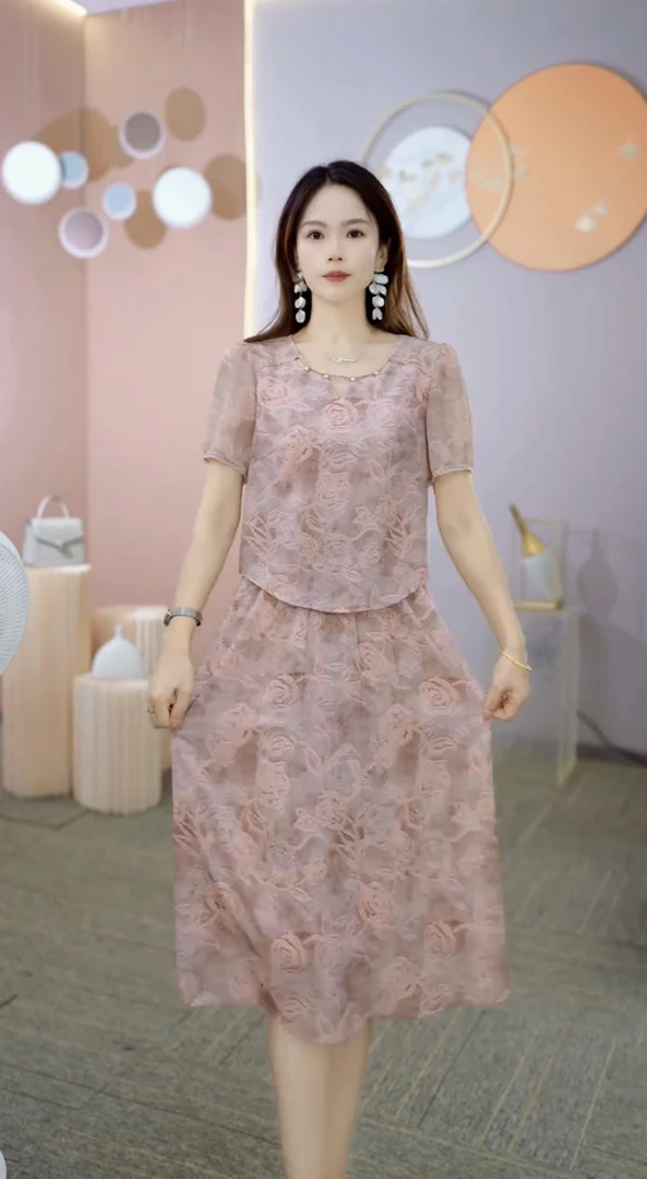 【铭悦定制】KK920 # 2025 新款 夏季 收腰 显瘦 修身 连衣裙