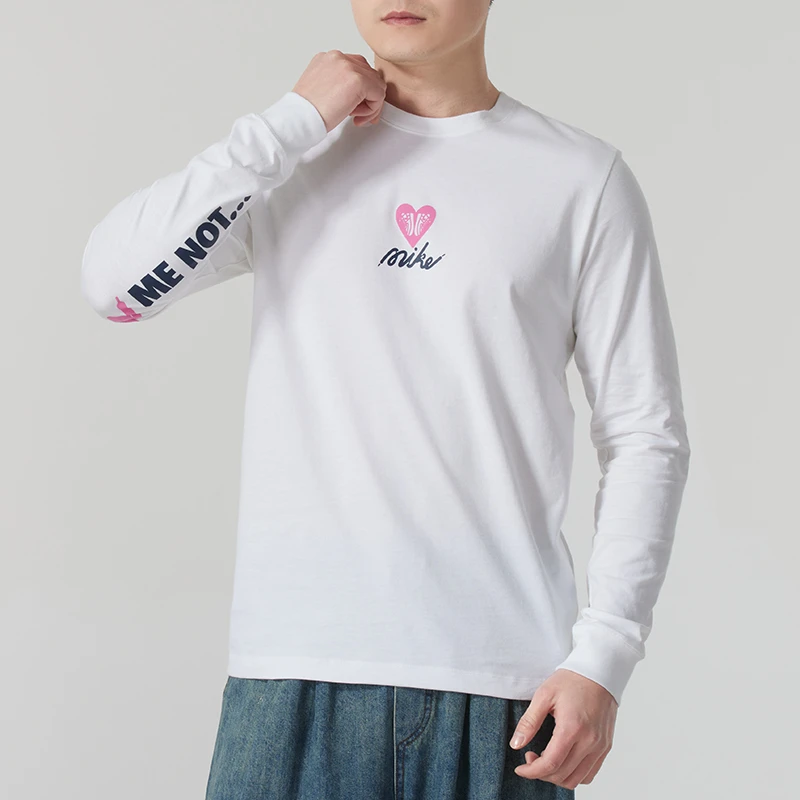 NIKE耐克正品圆领长袖T恤男夏季新款套头打底衫运动服休闲上衣