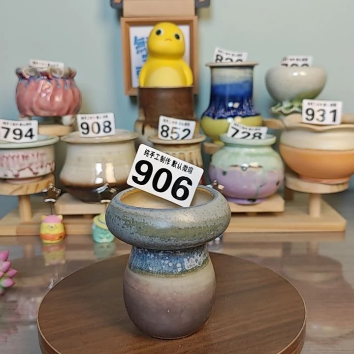 景德镇手工陶瓷盆 口6.5