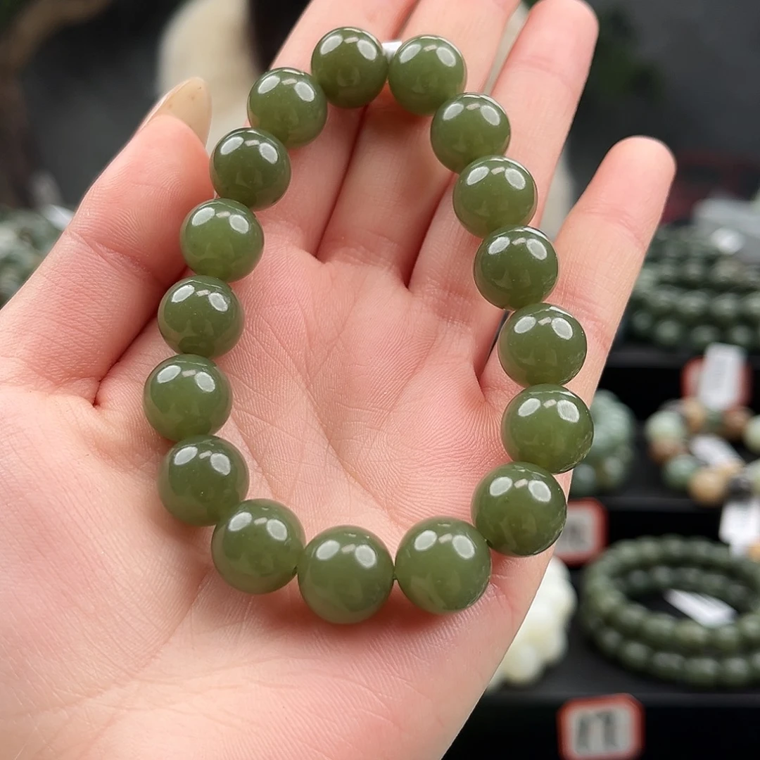 和田玉未镶嵌手链