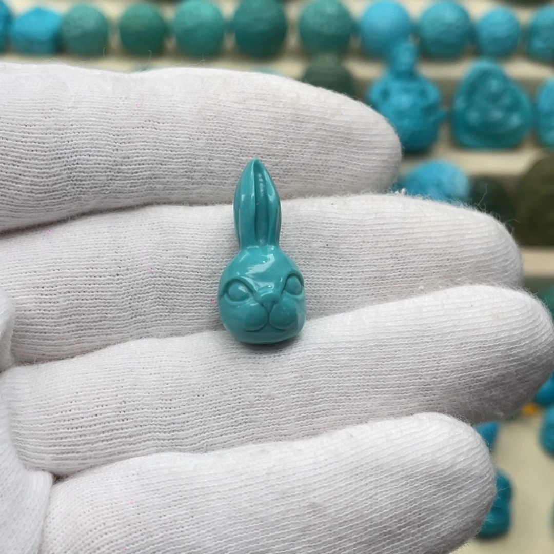 绿松石未镶嵌颈饰卡10.8-14