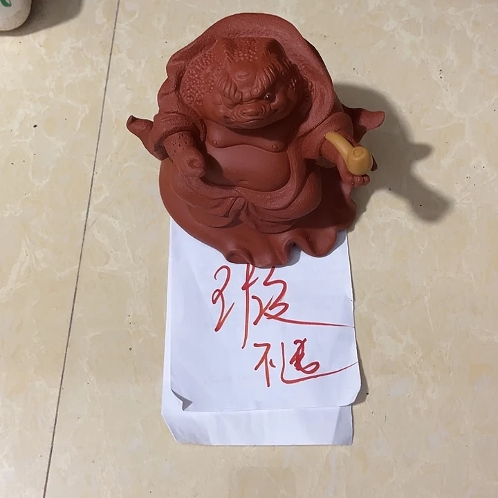 紫砂茶宠白****5紫砂蝉仙