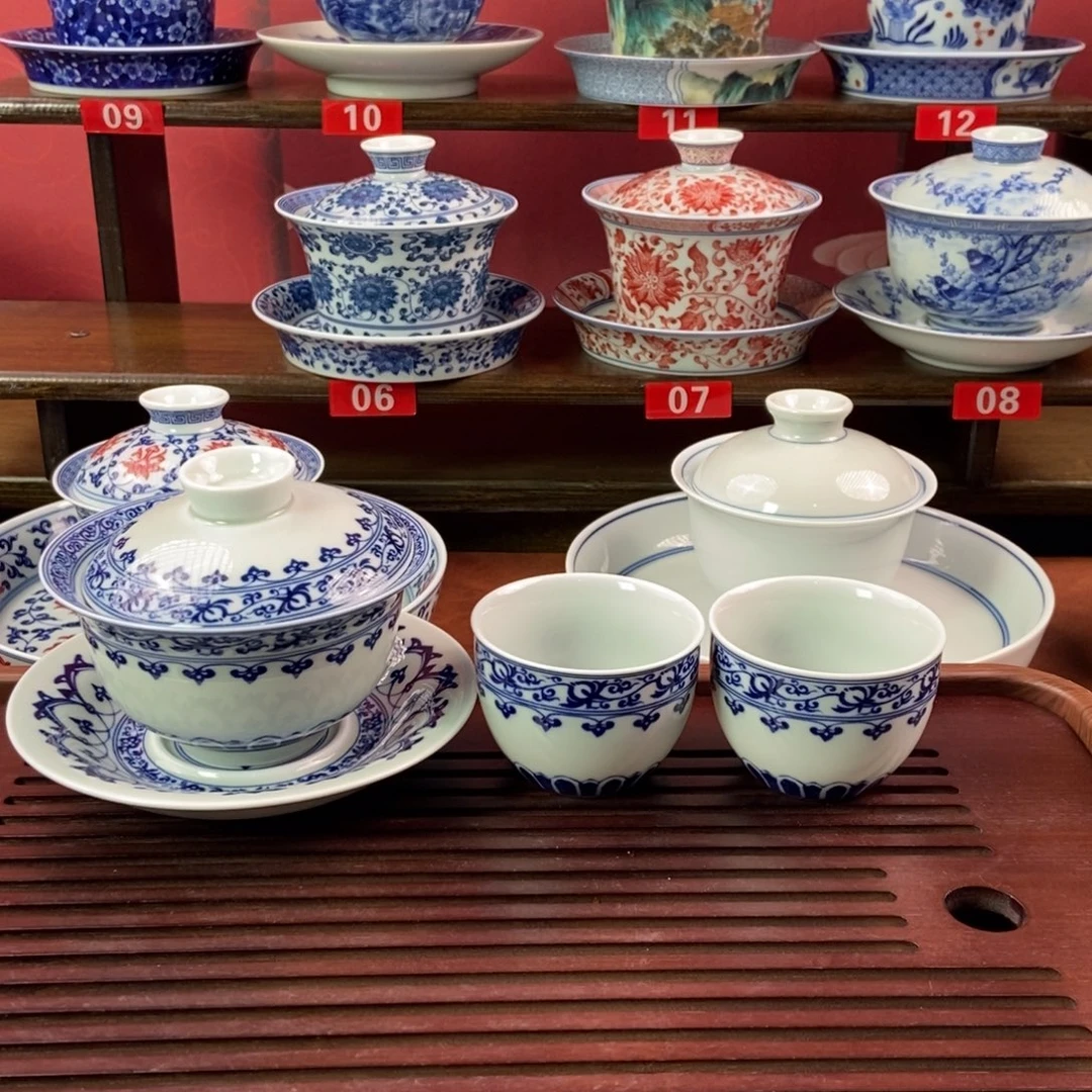 景德镇三件套瓷器