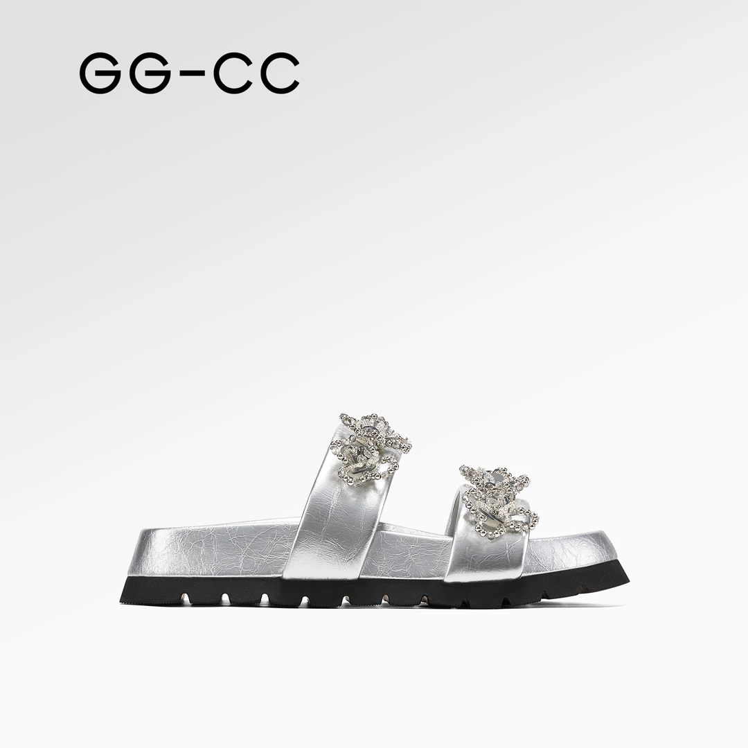 GG-CC2025年夏季新款法式厚底轻便凉拖鞋1183