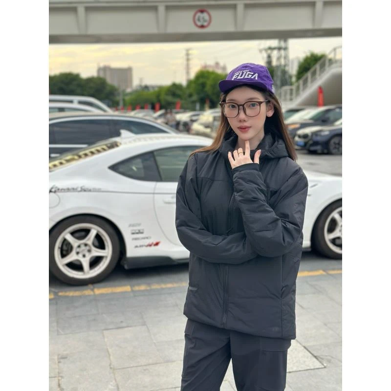 阿彤木-Primaloft棉服秋冬防风保暖透气派克连帽棉衣24007