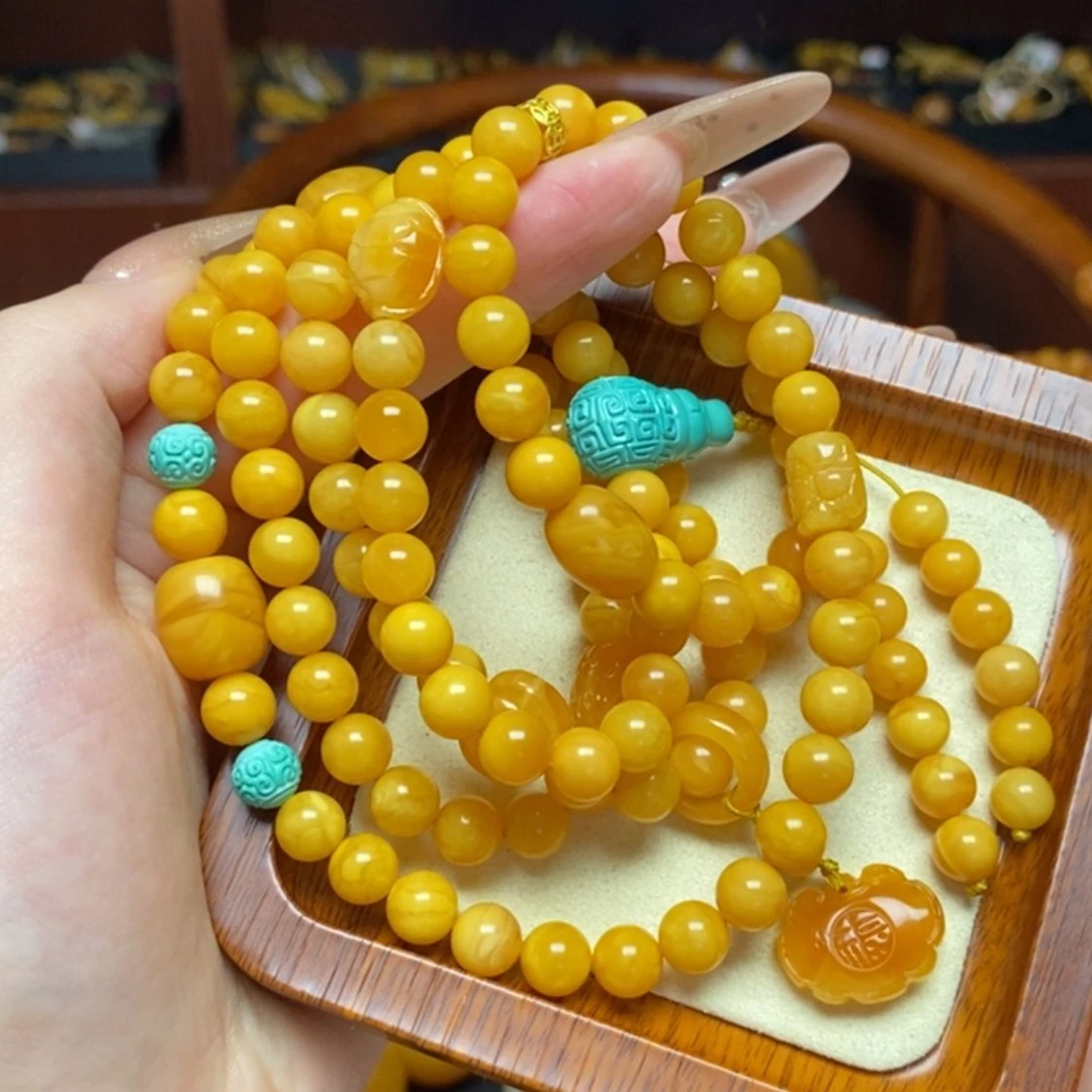 【闪购商品】蜜蜡手链未镶嵌手串