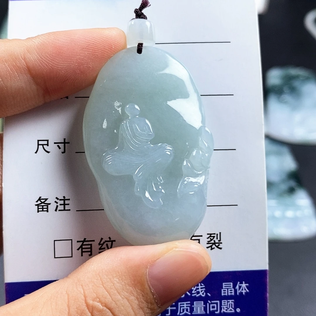 翡翠未镶嵌颈饰翡翠