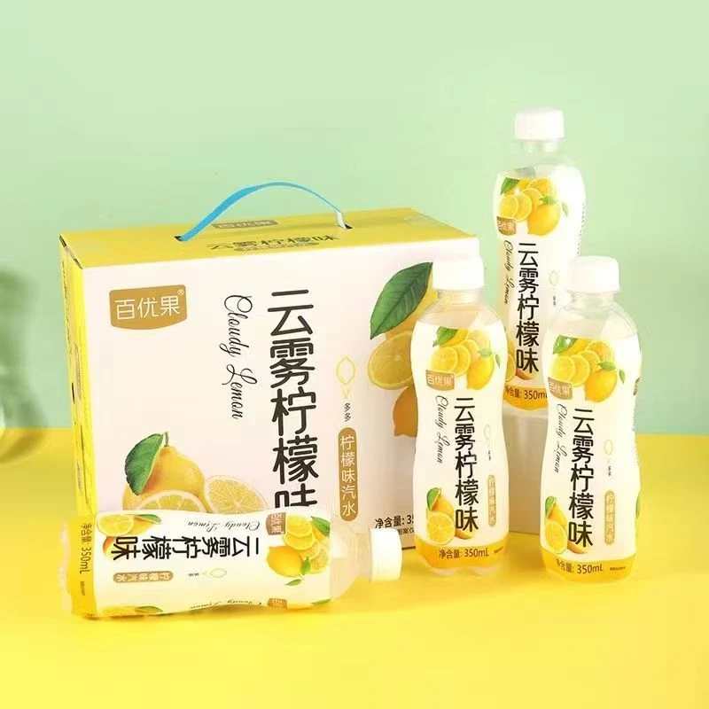 百优果云雾柠檬云雾芭乐茉莉汽水饮料广告