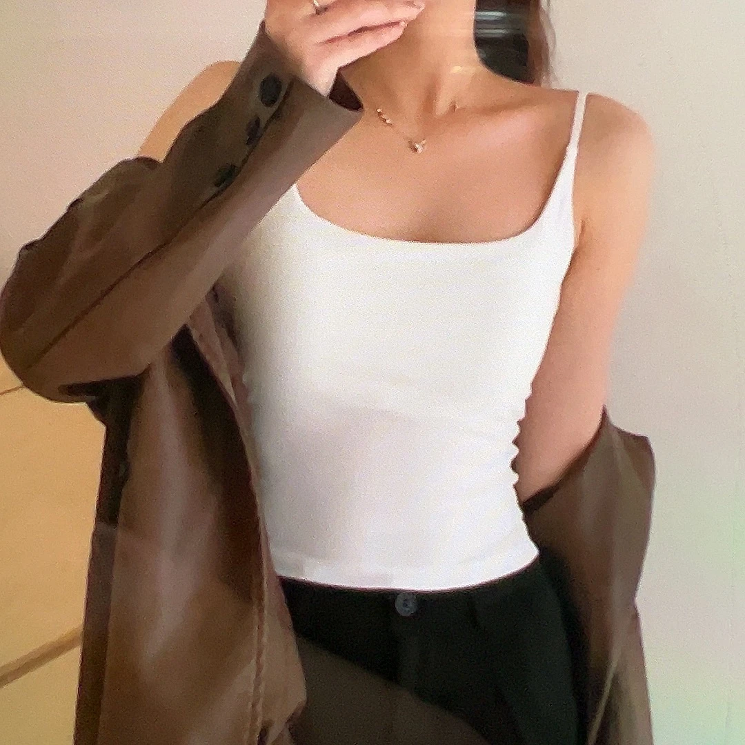 超舒服美背内衣吊带胸垫款~702