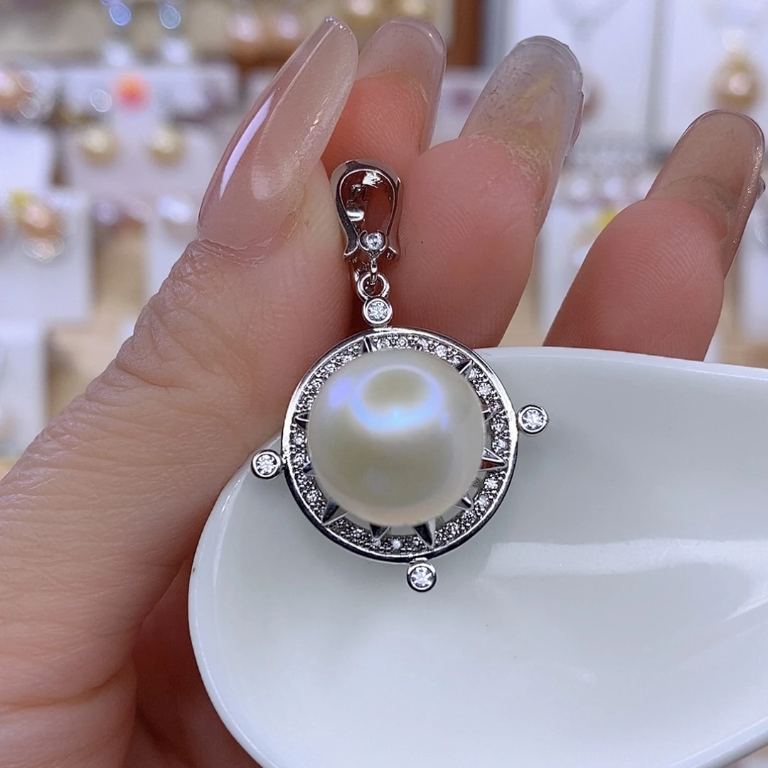 合金淡水珍珠颈饰