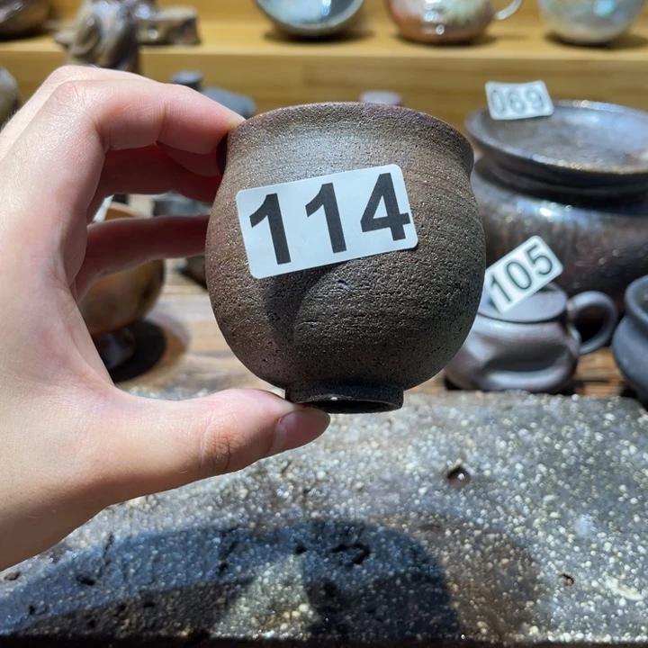 手工制作柴烧茶杯114