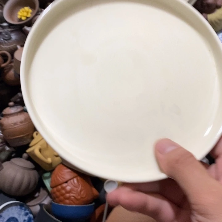 瓷片荷花绽放光芒……他俩
