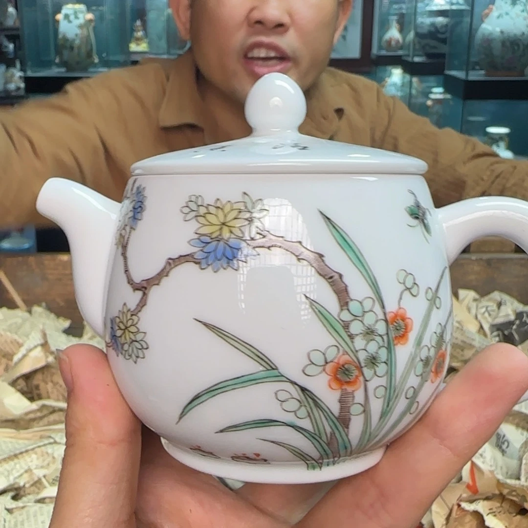 壶景德镇陶瓷手工制作