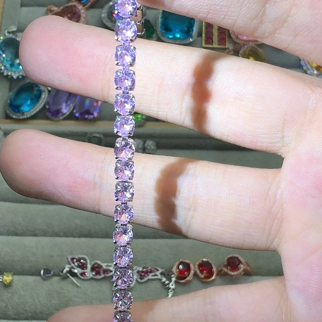 绿水晶戒指银S925镶嵌