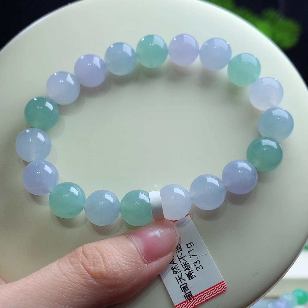 翡翠未镶嵌手串卡10