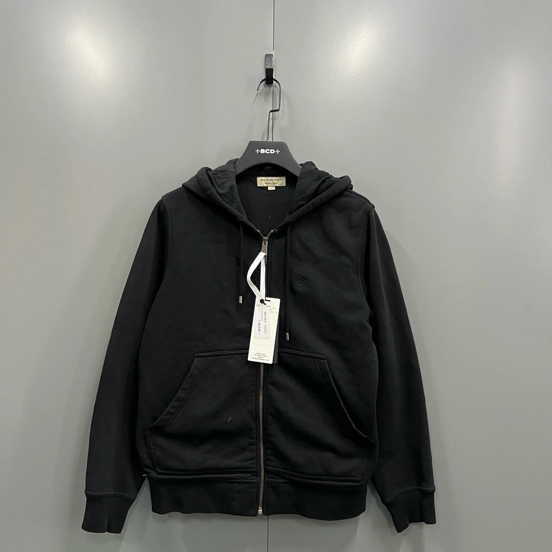 95新 BURBERRY/博柏利 刺绣拉链外套 M码/bc014491