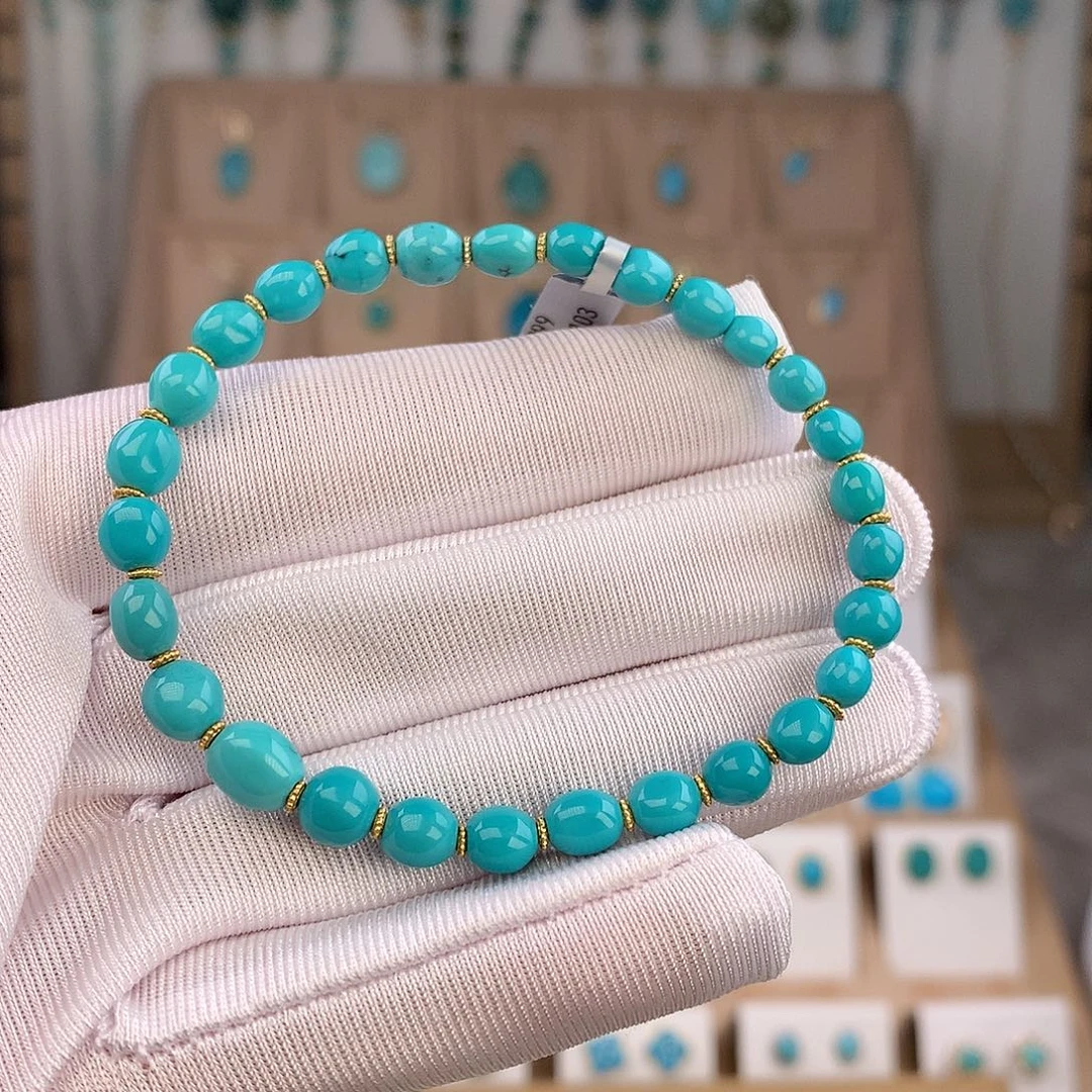 绿松石未镶嵌手链