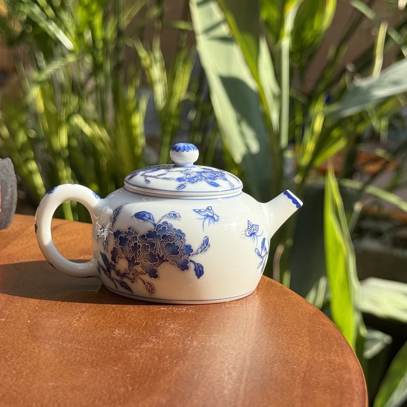 【李国庆专属】 非遗百匠 ·仿清描银折枝石榴花酌古壶