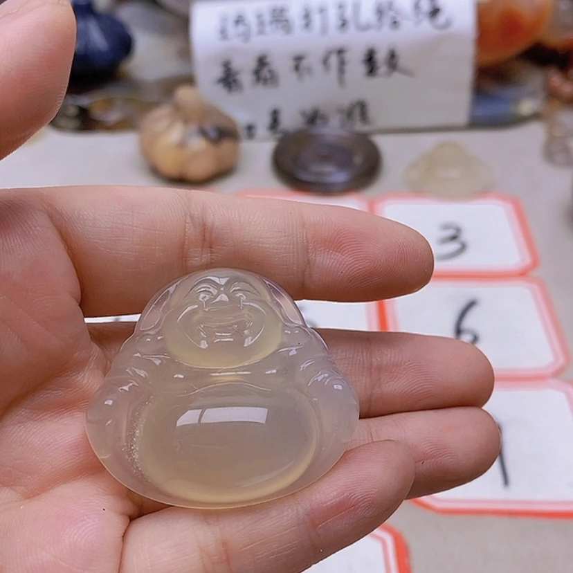 【闪购商品】未镶嵌玛瑙/玉髓珠宝半成品然**物