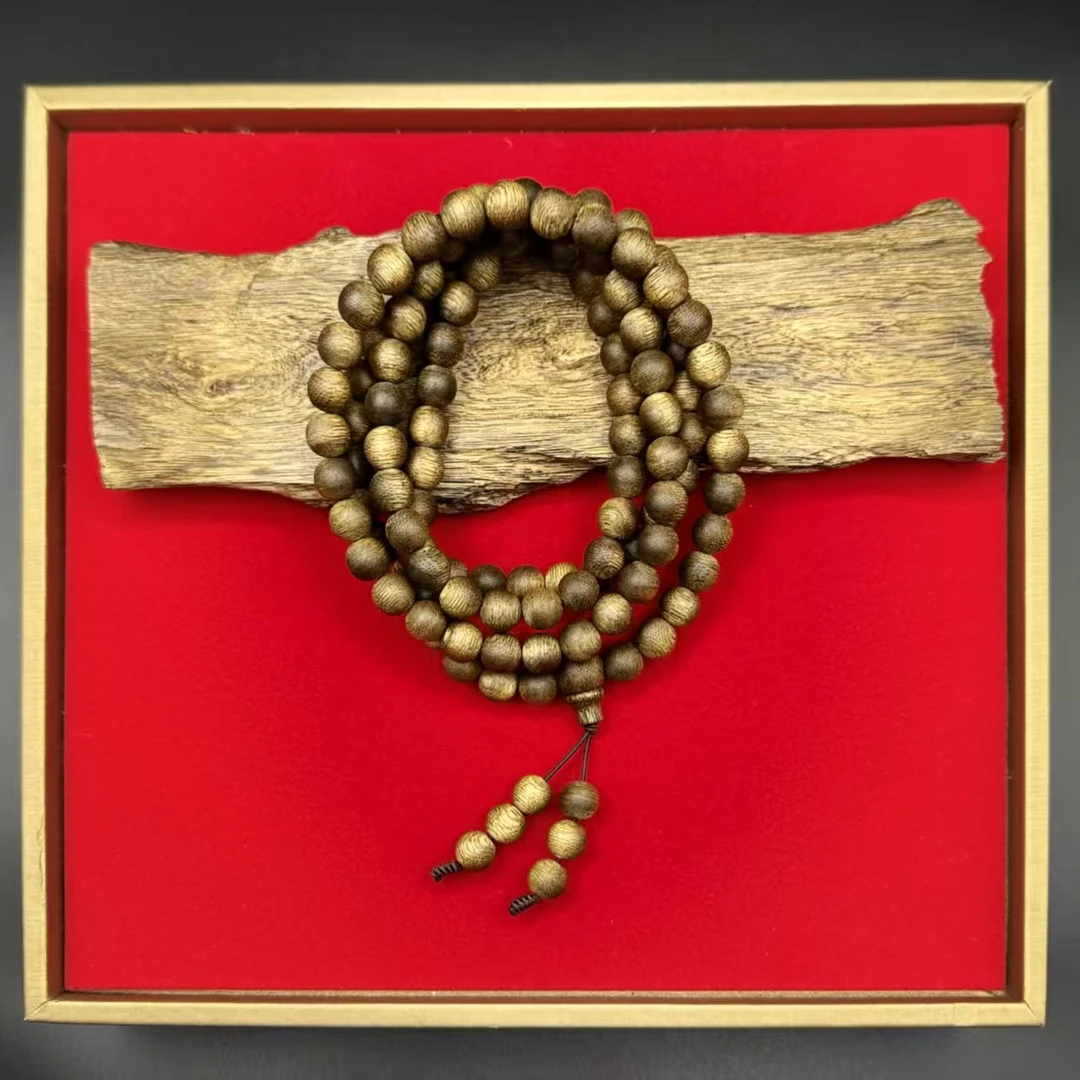 沉香乌身园叶圆珠多圈8mm（多样性发一）