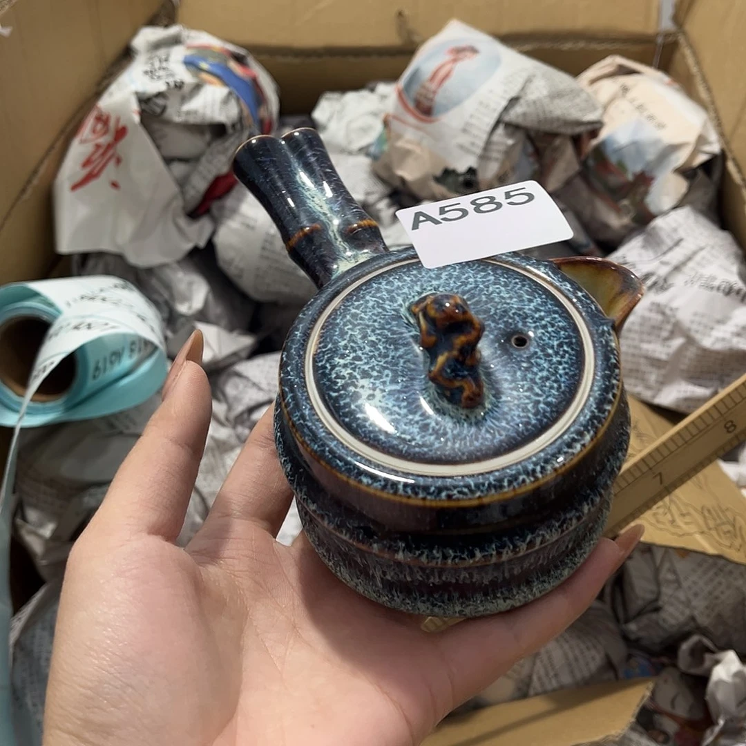 瓷片茶摆件工艺品摆件666