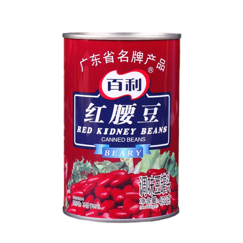 百利红腰豆罐头即食沙拉豆大红色芸豆西餐配料烘焙原料