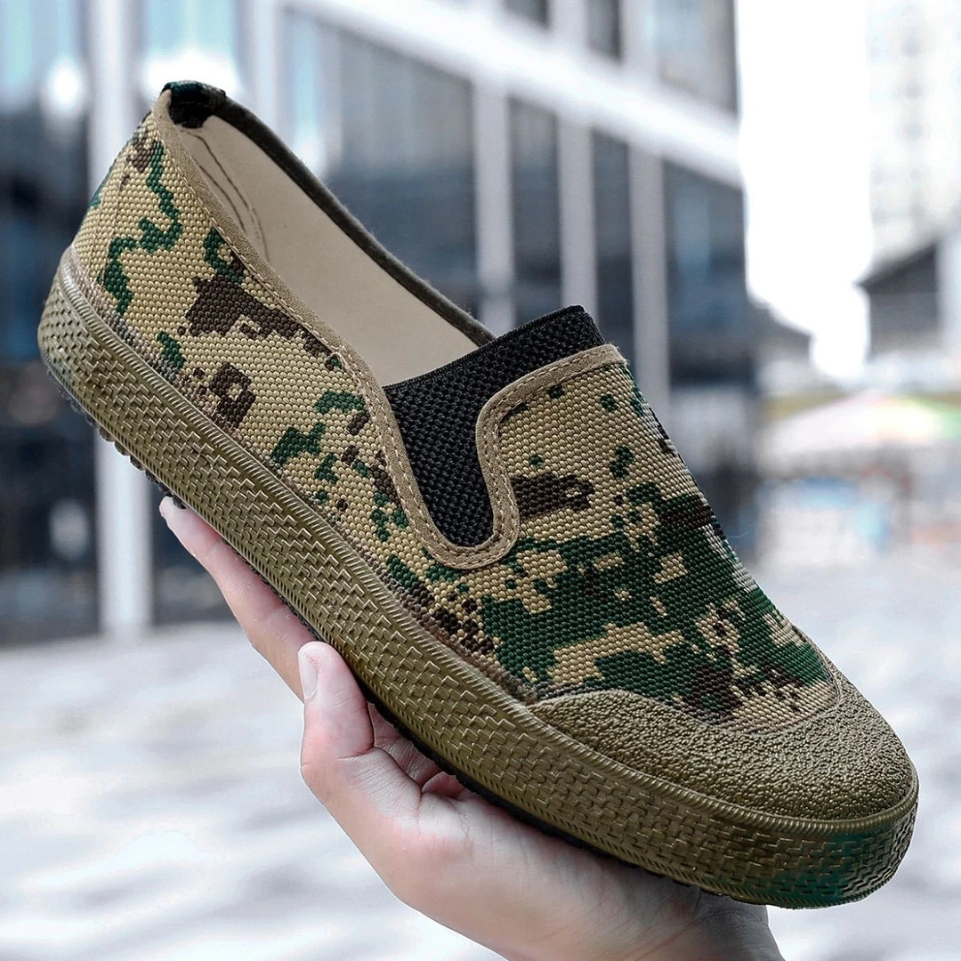 透气防滑一脚蹬飞行鞋胶鞋球鞋户外休闲鞋劳保鞋解放鞋男女款布鞋