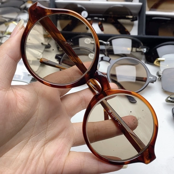 天然水晶石头眼镜