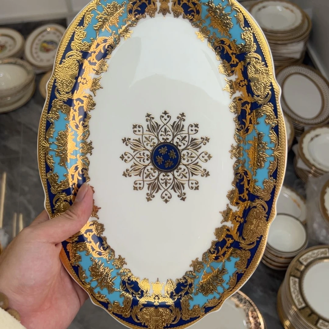 【闪购商品】瓷片12寸鱼盘一个一单福利价