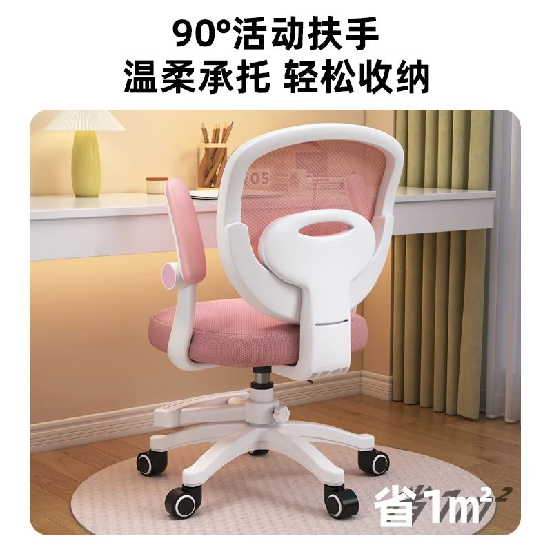 可调节学习椅家用小学生青少年可升降护腰电脑座椅儿童人体工学椅