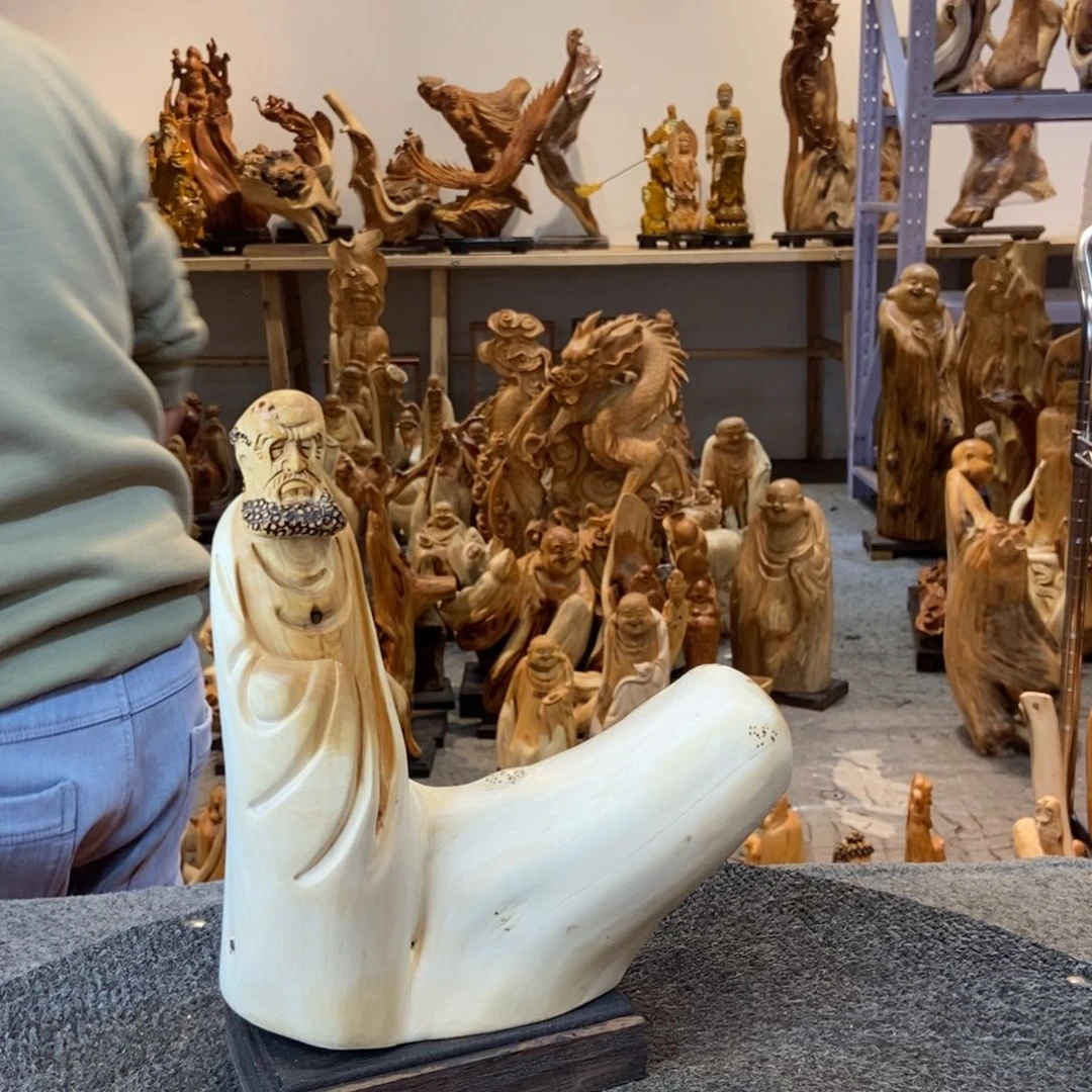 柏木（崖柏）太行崖柏根雕摆件