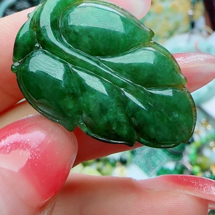 颈饰未镶嵌翡翠天然A货42