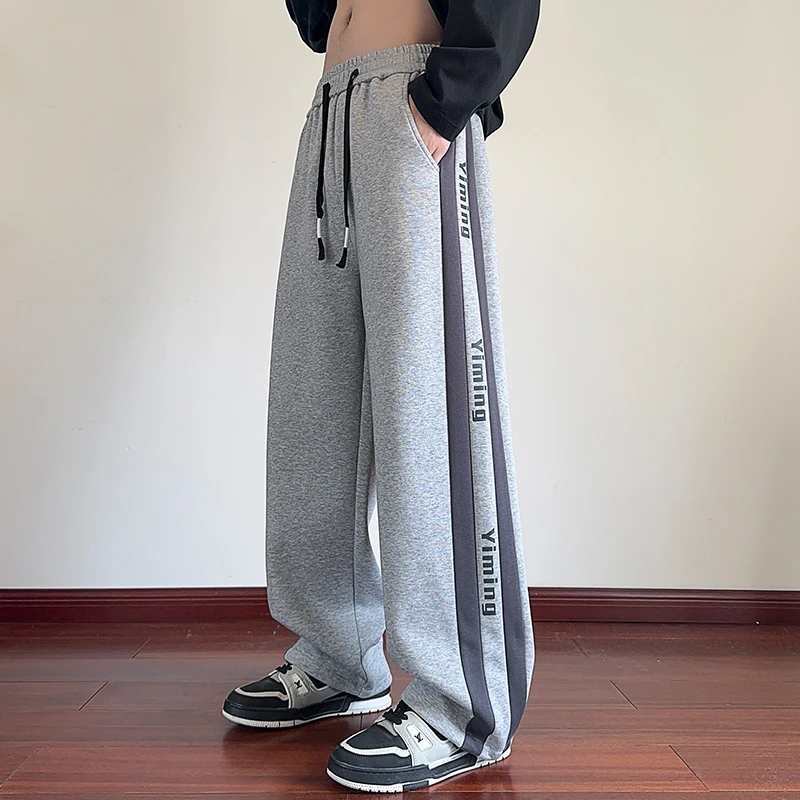 青少年长裤男运动休闲裤春季新款大童学生直筒宽松百搭卫裤