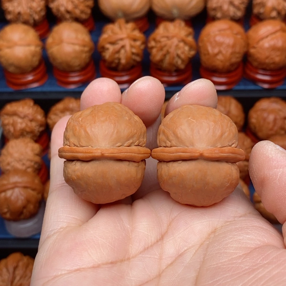 把件文玩核桃手捻精品龙胆