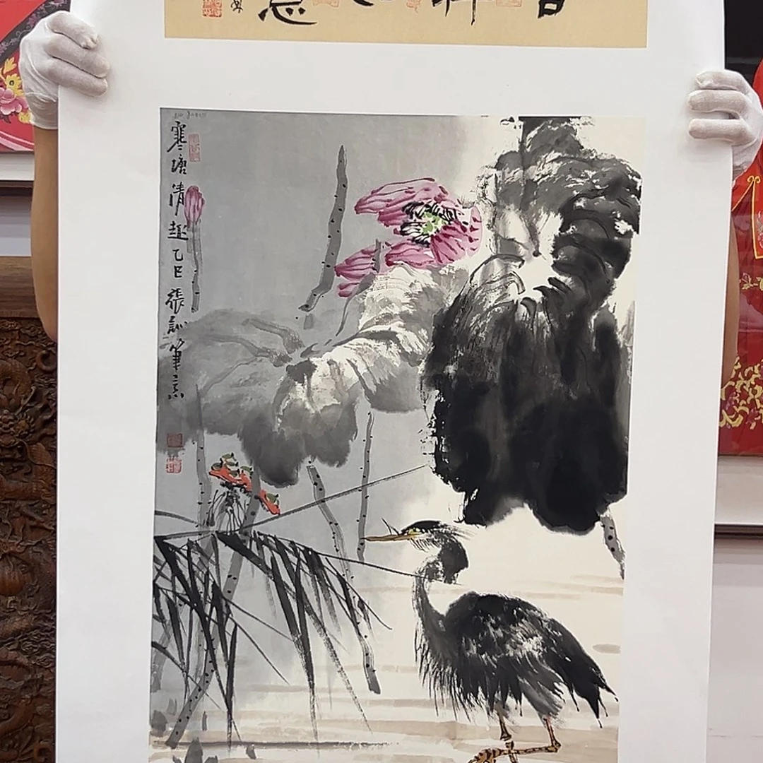 国画张训展览原作