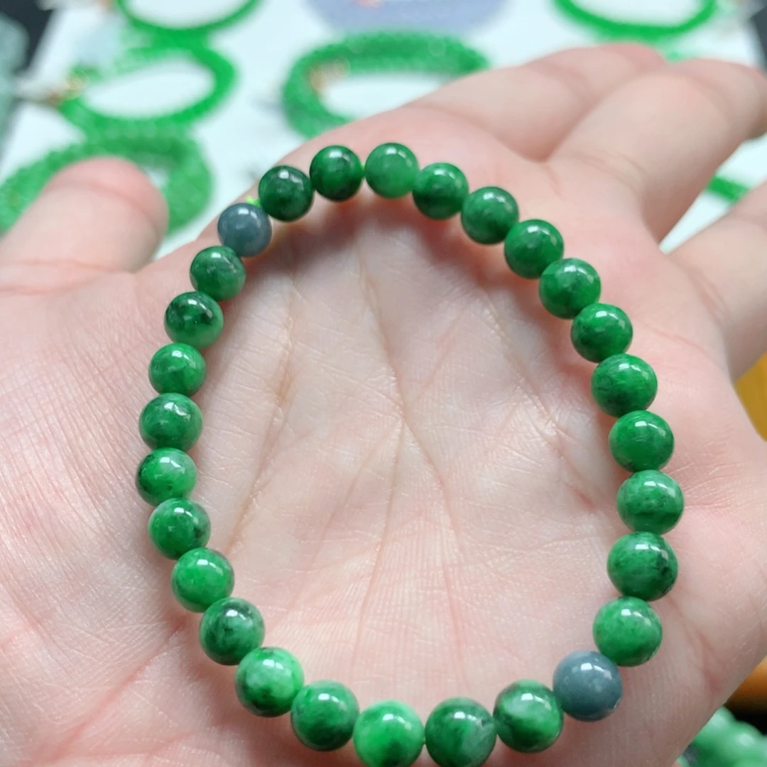 翡翠未镶嵌手链翡翠