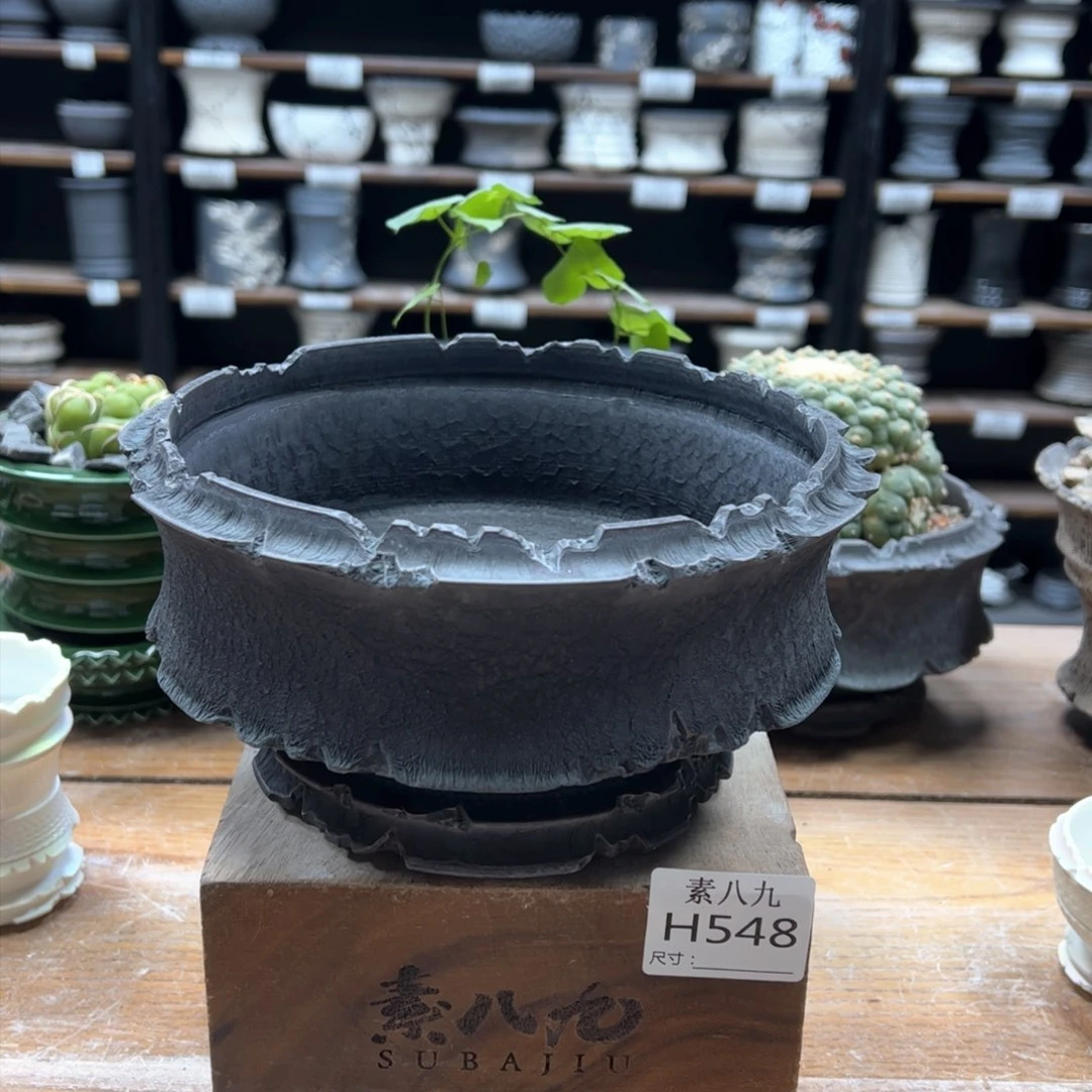 素八九陶瓷内口16.5高10