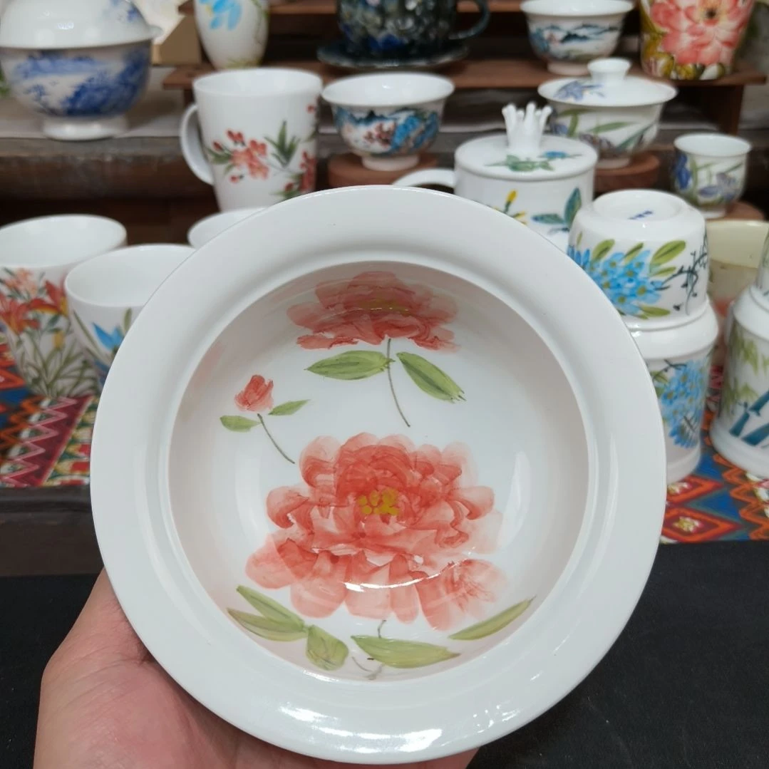 摆件景德镇手工手绘高温瓷器