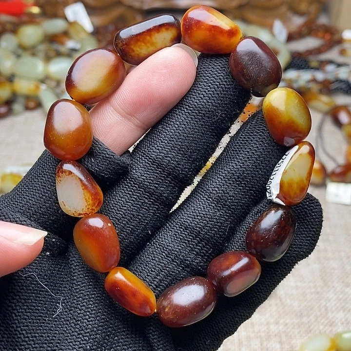 和田玉未镶嵌手链