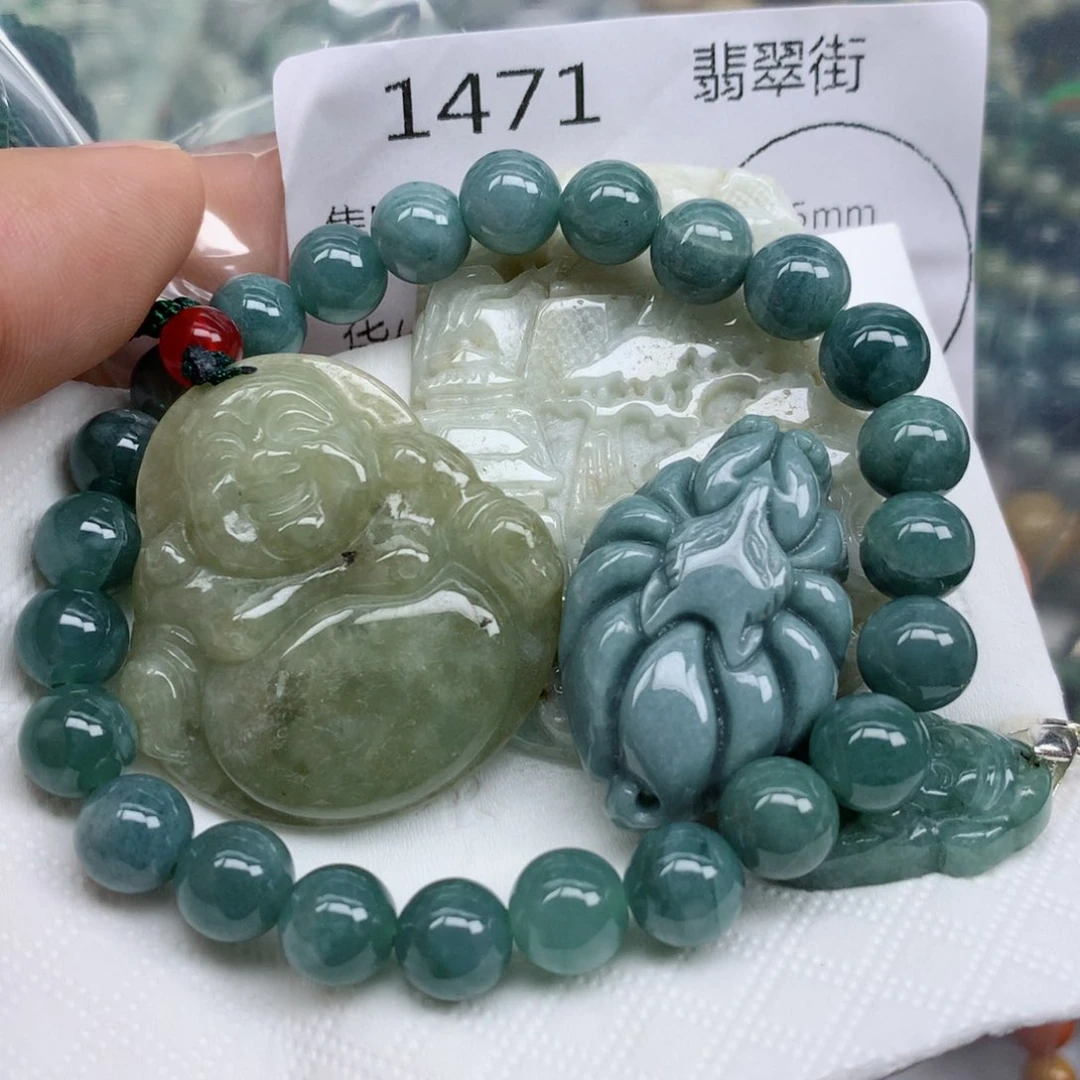 颈饰未镶嵌翡翠翡翠