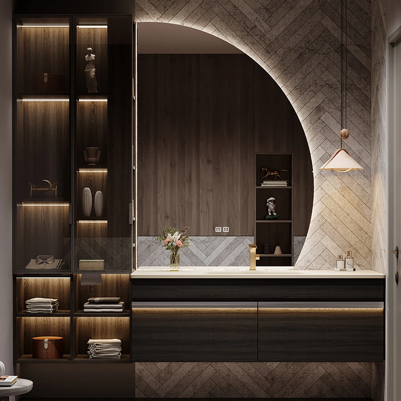 亿旋卫生间洗漱台 洗漱台组合柜一体盆HC017洗漱台洗手台