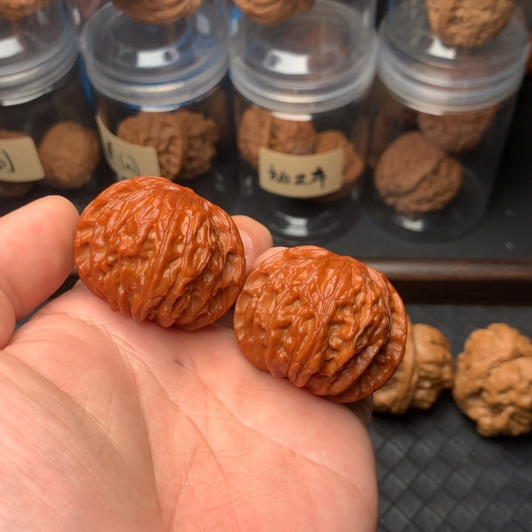 把件文玩核桃红磨盘