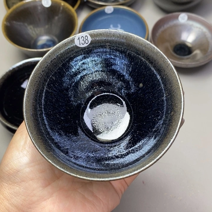 茶盏鱻*鱻建窑建盏柴烧主人杯