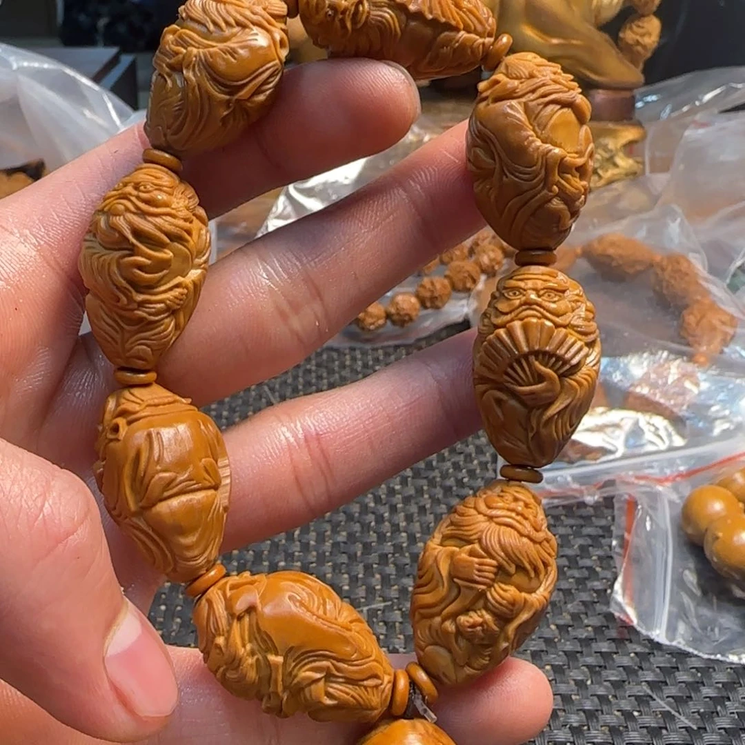 橄榄核手串/手链整身钟馗
