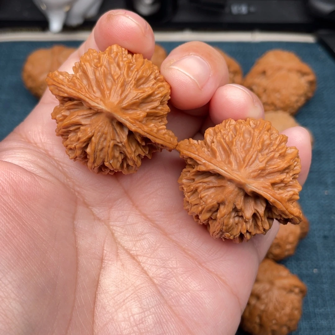 文玩核桃把件全品盘龙纹40