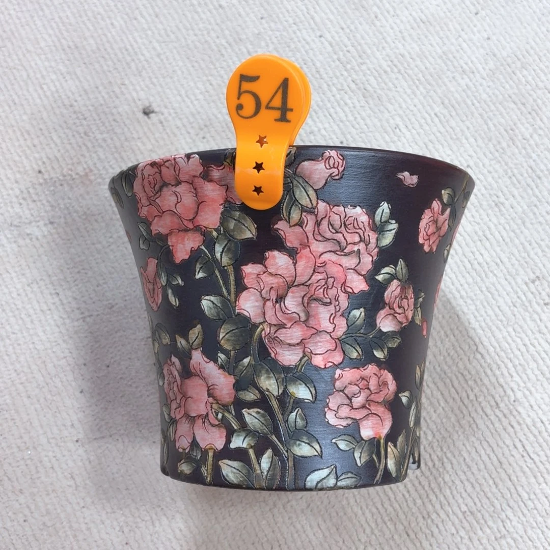 昆***球紫砂花盆陶瓷多肉花盆精品